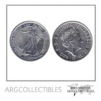 Inglaterra Moneda 2 Pounds 2020 Plata 999 1 Onza Bitania Unc segunda mano  Argentina