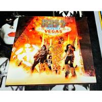 Kiss Rocks Vegas Deluxe Libro Tapa Dura 2 Cds Bluray Dvd Usa segunda mano  Argentina