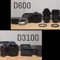 Nikon D600 + Nikon D3100 + Lentes + Filtros + Fundas segunda mano  Argentina