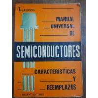 Semiconductores Manual Universal Reemplazos 1973 E9 segunda mano  Argentina