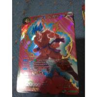 Usado, Ssb Kaio-ken Son Goku, Might's C Carta Dragon Ball Brillante segunda mano  Argentina