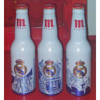 Botella Aluminio Cerveza Mahou X 3  Full  Real Madrid segunda mano  Argentina