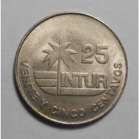Usado, República De Cuba 25 Centavos Intur 1991 - Km#418.1 segunda mano  Argentina