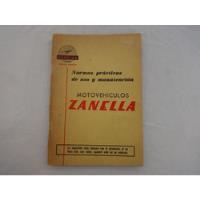 Manual Instrucciones Zanella Mz 50cc Rutera 125cc 175cc Moto, usado segunda mano  Argentina