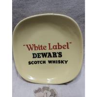 Platito Whisky White Label Dewars  Publicidad segunda mano  Argentina