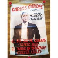 Antiguo Afiche Cine Carlos Gardel Original Envío Gratis segunda mano  Argentina