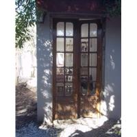 Puerta Antigua Con Vidrio Repartido Medidas 112x220 segunda mano  Argentina