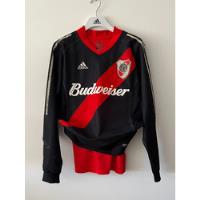 Camiseta Suplente Negra River Plate 2002 - 03, Doble Tela! segunda mano  Argentina