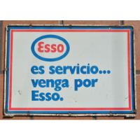 Antiguo Cartel Esso Chapa No Enlozado, usado segunda mano  Argentina