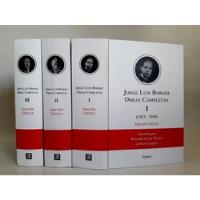 Obras Completas Jorge Luis Borges Critica Costa Picazo, usado segunda mano  Argentina