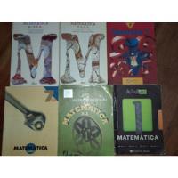 Matemática Secundaria 6 Libros Az Santillana Aique Y Más E12 segunda mano  Argentina