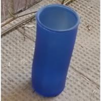 Usado,  Vaso De Vidrio De Sprite Azul Forma Cilindrica De 17 X 5 Cm segunda mano  Argentina