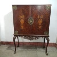 Mueble Antiguo Bargueño Chippendale Vajillero Marqueteria, usado segunda mano  Argentina