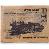 Manual De Marklin Ho 3098, Locomotora A Vapor. segunda mano  Argentina