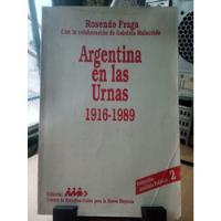 Usado, Argentina En Las Urnas 1916-1989 segunda mano  Argentina
