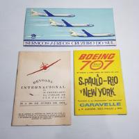 Antiguos Pasajes Avion Brasil 1940 / 1950 Lote X 3 Mag 61042 segunda mano  Argentina