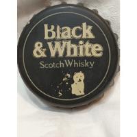 Destapador Whisky Black & White Con Iman Publicidad Retro segunda mano  Argentina