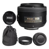 Lente Nikon Nikkor Af-s Dx 35mm F/1.8g Nunca Usado Original segunda mano  Argentina