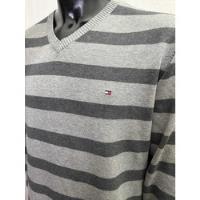 Sweater Tommy Hilfiger Striped Grey/grey Talle Large segunda mano  Argentina