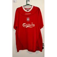 Camiseta Titular Liverpool Fc 2002/2003 Inglaterra Reebok segunda mano  Argentina