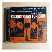 Sonny Rollins - Plays For Bird - Remaster Rvg - Cd segunda mano  Argentina