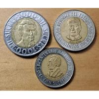 Ecuador X 3 Monedas Bimetalicas Incluye 1000 Sucres 1996. segunda mano  Argentina
