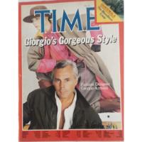 Time En Ingles Giorgio Armani Fashion Designer Año 1982 segunda mano  Argentina