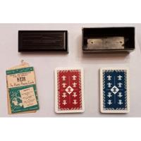 Antiguas Cartas Naipes De Poker Kem Caja De Baquelita 1951 segunda mano  Argentina