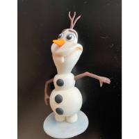 Adorno De Torta Porcelana Fría Frozen, Personaje Olaf, usado segunda mano  Argentina