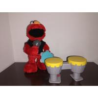 Figura Sesame Street Lets Rock Elmo Hasbro 2010 Playskool segunda mano  Argentina