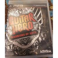 Juego De Ps3 Guitar Hero Warriors Of Rock segunda mano  Argentina