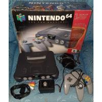 Consola Nintendo 64 Con Caja + Joy + Fuente 220v + Cable Av segunda mano  Argentina