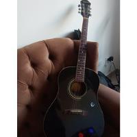 Usado, Guitarra Acústica EpiPhone Aj-100bk Negra. Excelente. segunda mano  Argentina