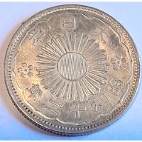 Usado, Japon Moneda 50 Sen Plata 1937 Yen Nipon Silver Coin Japan segunda mano  Argentina