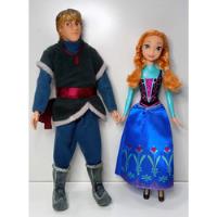 Lote Muñeca Princesa Anna Y Kristoff Frozen Disney , usado segunda mano  Argentina
