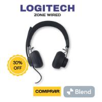 Auriculares Headset Logitech Zone Wired Usb, usado segunda mano  Argentina