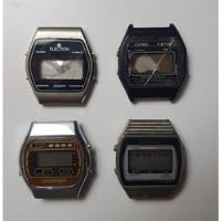 Lote 4 Relojes Vintage Lcd Casio Election Okinawa Repuestos segunda mano  Argentina