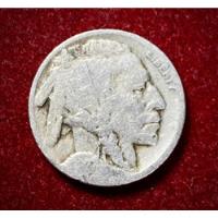 Moneda 5 Centavos Estados Unidos Indio 1927 Km 134 Bison segunda mano  Argentina