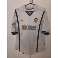 Camiseta Valencia 2001 Nike Titular #6 Mendieta Talle M, usado segunda mano  Argentina