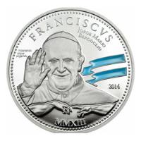 Moneda De Plata Islas Cook Papa Francisco segunda mano  Argentina