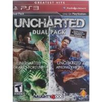 Uncharted Drake´s Fortune + Uncharted 2 Among Thieves Ps3 segunda mano  Argentina