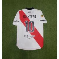 Camiseta Titular River Plate 2021, J. Quintero 10, Talle M. segunda mano  Argentina