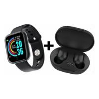 Combo Gym / Smartwatch Y68 + Auricular Bluetooth A6s segunda mano  Argentina