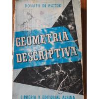 Geometría Descriptiva Donato Di Pietro 1973 E12 segunda mano  Argentina