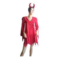 Disfraz Diabla Vestido Halloween Alquiler Por 24 Hs segunda mano  Argentina