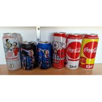 Lote De Latas Vacias De Coca Cola,budweiser,pepsi De Futbol segunda mano  Argentina