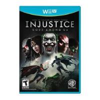 Injustice Gods Among Us Nintendo Wii U En Perfecto Estado segunda mano  Argentina