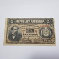Usado, Antiguo Billete Argentina 5 Centavos Avellaneda 1883 55030 segunda mano  Argentina