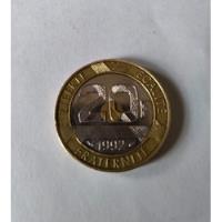 Moneda Trimetálica 20 F 1992 Mont Saint Michel+ 10 F Francia segunda mano  Argentina