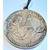 Medalla Papa Juan Pablo Segundo 60 Mm Jerusalén Plata 90 Gr  segunda mano  Argentina